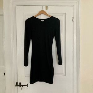 Love, Fire Black Sweater Dress